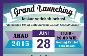 Grand Launching Laskar Sedekah Bekasi