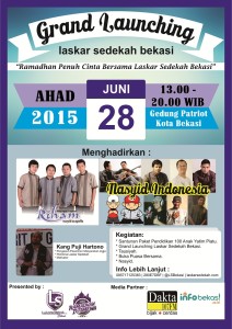 Coming Soon! Grand Launching Laskar Sedekah Bekasi