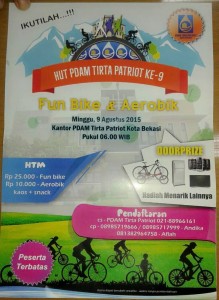 Fun Bike & Aerobik With PDAM Tirta Patriot