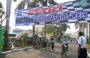 Di Acara Funbike PDAM, Syaikhu Utarakan Harapannya