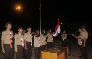 Upacara Ucap Ulang Janji Awali Peringatan Hari Pramuka Ke-54