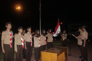 Upacara Ucap Ulang Janji Awali Peringatan Hari Pramuka Ke-54