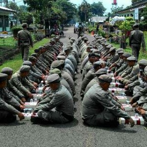Tingkatkan Profesionalitas, Pasukan Satpol PP Digembleng Di Tajimalela