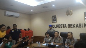 Polres Bekasi Kota Ringkus Pelaku Curanmor dan Penadah