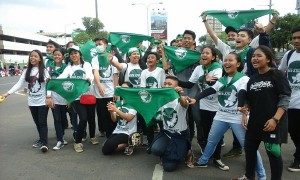 Kampanye Gerakan Bersih-Bersih Bekasi Para Pelajar di CFD