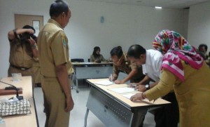 Sekretaris Distako yang Baru Minta Kerja Sama yang Baik Kepada Seluruh Aparatur