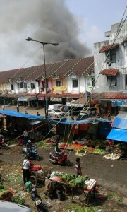 Inilah Kronologis Kebakaran di Ruko Kawasan Pasar Baru Bekasi