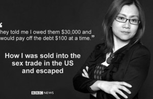 Shandra Woworuntu, Korban Perdagangan Manusia di Amerika