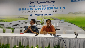 Soft Launching, Universitas Binus Bekasi Unggulkan Program Kampus Online