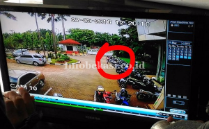 Satu Motor Hilang di Halaman Gedung DPRD Kota Bekasi