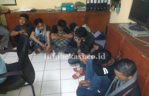 Hendak Tawuran di Jalan Rawajan, Sembilan Pemuda Ditangkap Polisi
