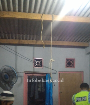 TKP Korban yang gantung diri