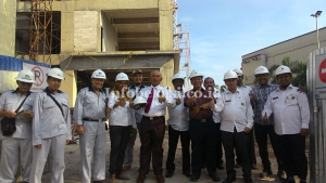Wali Kota Bekasi Pantau Pengerjaan Gedung Baru Delapan Lantai RSUD Kota Bekasi