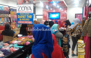 Discount 20 Persen, Outlet Baru Zoya Harapan Indah Dibanjiri Pengunjung