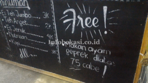 Makan Gratis di Ayam Geprek Jogja, dengan Cabai Diatas 75, Berani?