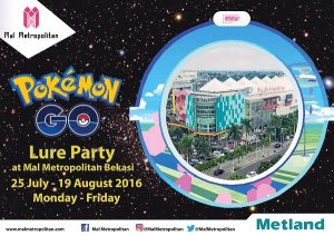 Demam Pokemon Go, Metmall Buka Lure Party Selama Sebulan