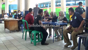 Satuan Narkoba Polresta Kota Bekasi Gelar Tes Urine di Terminal Bekasi