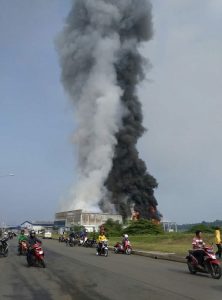 Pabrik Plastik di MM2100 Terbakar, Ini Kata Kasubag Humas Polresta Bekasi