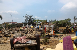 Sudah 20 Tahun Berdiri, Ratusan Bangunan Liar Medansatria “Dibabat” Habis