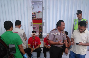 Aksi Perampokan di Mini Market di Cikarang Utara
