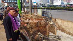 Pemkot Bekasi Hentikan Sementara Pekerjaan Pedestrian Jalan di Ahmad Yani