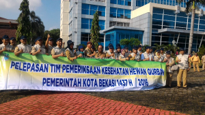 Antisipasi Anthrax, Pemkot Bekasi Lepas 132 Petugas Pemeriksaan Hewan Kurban