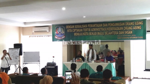 Arus MEA Semakin Besar, Wakil Wali Kota Bekasi  Sosialisasikan Perlunya Pengawasan Orang Asing