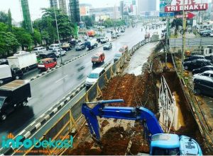Urai Kemacetan Di Jalan Ahmad Yani, Petugas Berlakukan Contra Flow