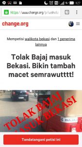 Diberi Petisi Warga Tolak Bajaj, Wali Kota Bekasi: Nggak Suka, Biarkan Saja