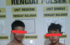 Penangkapan Dua Pemuda Pembobol Warung Sembako di Sukakarya