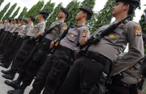 600 Polisi Kawal Massa Aksi Super Damai 212 dari Kota Bekasi
