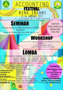 Accounting Festival Bina Insani 2017