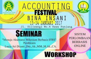 Accounting Festival Bina Insani 2017