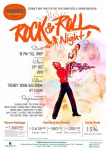 Malam Tahun Baru, Hotel Harris Bekasi Gelar Rock n Roll Night