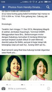 Rara, Bocah 3 Tahun yang Diduga Diculik Pacar Ibunya