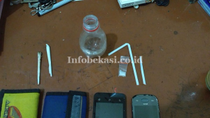 Asyik Linting Ganja, Empat Orang Ditangkap Polsek Tambun