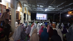 Sholat Subuh Jamaah Bersama Keluarga, Warga Grand Permata Saksikan Ceramah Akhir Zaman