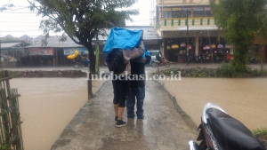 Sungai Meluap, Sejumlah Lokasi di Harapan Mulya Terendam Banjir