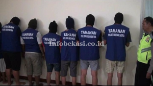 Tujuh Pelaku Pencurian Bus Pariwisata Dibekuk Polsek Medansatria
