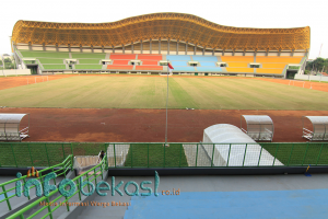 Persija dan U-19 Lakukan Pertandingan Eksebisi di Stadion Patriot Candrabaga
