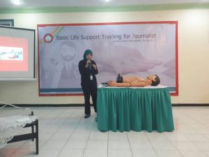 Rentan Kondisi Darurat, Puluhan Wartawan Bekasi Ikuti Pelatihan Basic Life Support