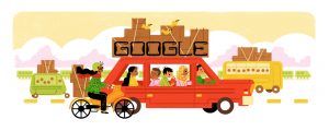 Google Ucapkan Selamat Bermudik Lewat Google Doodle Hari Ini