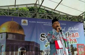 Wakil Wali Kota Hadiri Tabliq Akbar Selamatkan Masjid Al Aqsha