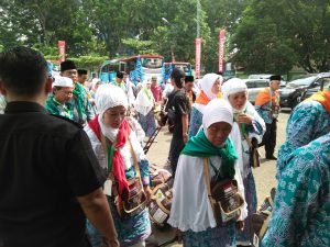 Kloter 2 Jemaah Haji Asal Kabupaten Bekasi Terbang ke Tanah Suci