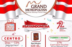 Wah, Bulan Ini ada program Hari Belanja Diskon Indonesia di Grand Metropolitan