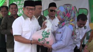 Cak Imin Hadiri Operasi Pasar Murah di Teluk Pucung Bekasi Utara