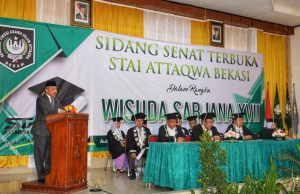 Hadiri Wisuda STAI Attaqwa, Ini Pesan Ahmad Syaikhu Kepada Mahasiswa yang Baru Saja Lulus