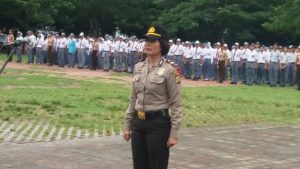 Polisi dan TNI bersama Ribuan Siswa SMA Deklarasi Anti Narkoba