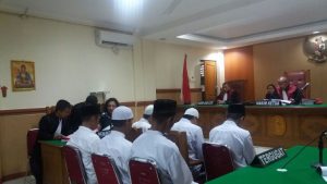Jaksa Tuntut Enam Terdakwa Pembakar Zoya 10 -12 Tahun Penjara