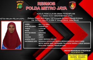 Polisi Rilis Sketsa Wajah Penculik Balita di Bintara